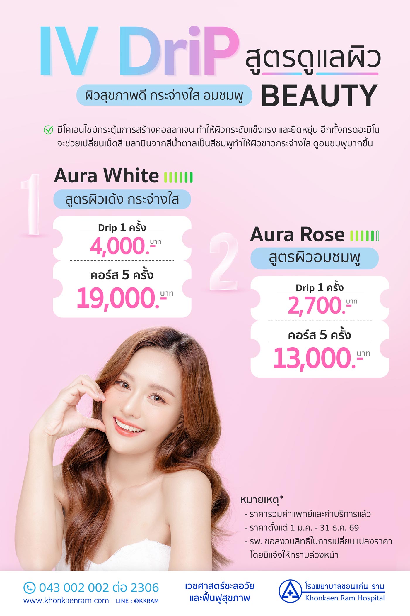 IV Drip สูตรดูแลผิว Beauty