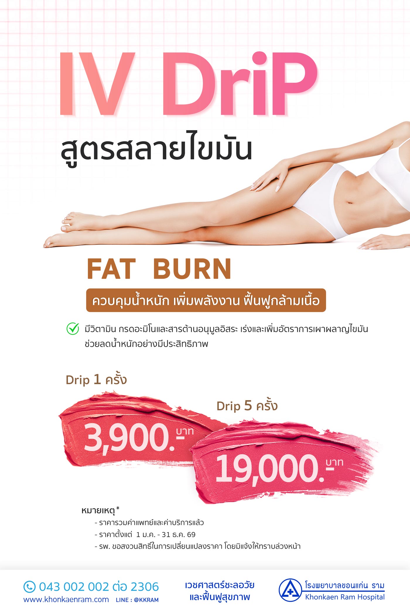 IV Drip – สูตรสลายไขมัน Fat Burn